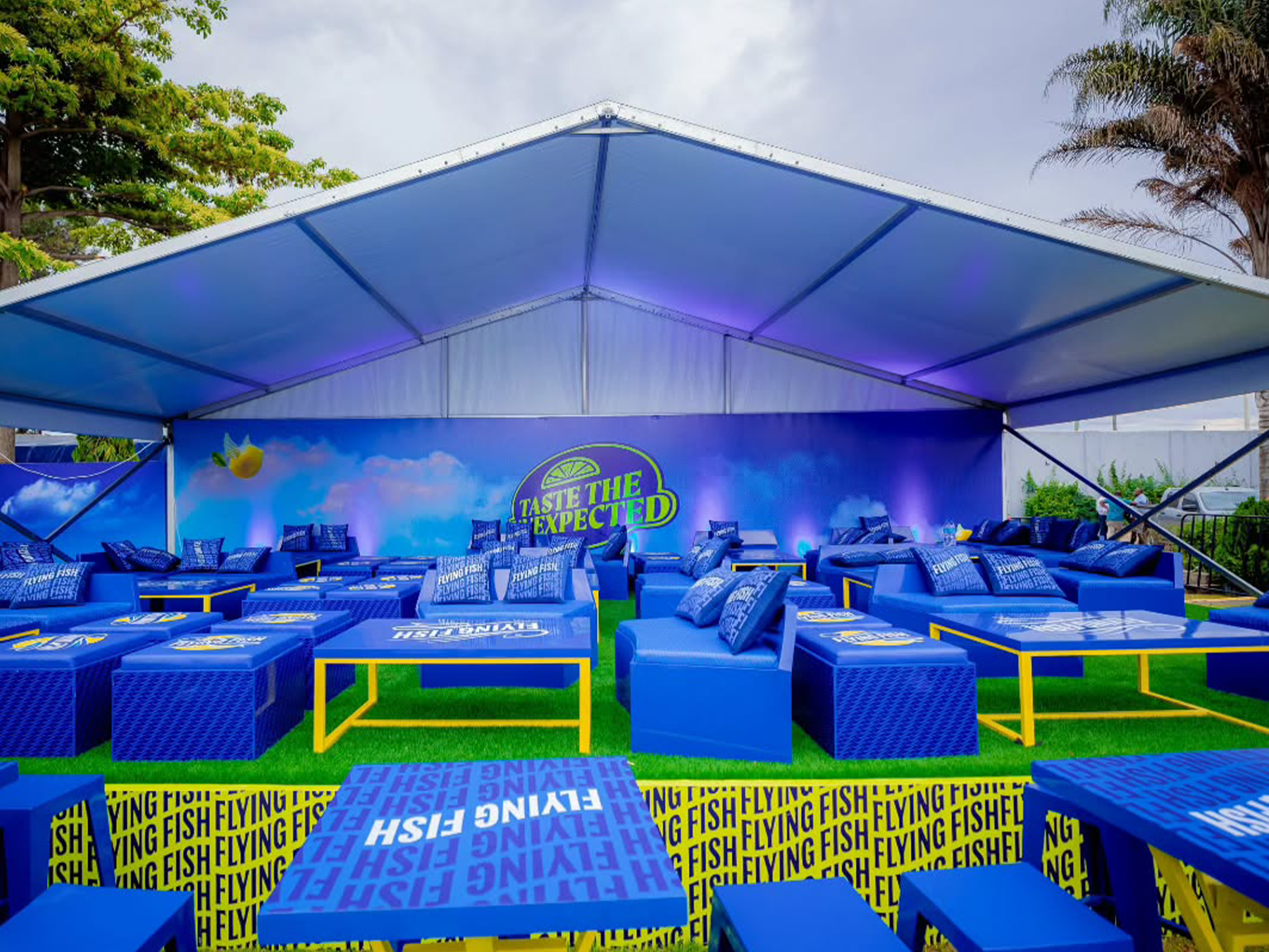 Image of the latest project done by Amplify Marketing known as Flying Fish Fly Day – Arusha Activation